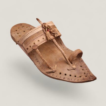 Nokwala Awaj Kapshi -Honey Tan Kolhapuri for men (with Sound)