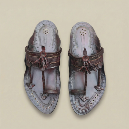 Khasdar Kapshi Kolhapuri Chappal – Premium Handcrafted Leather Footwear